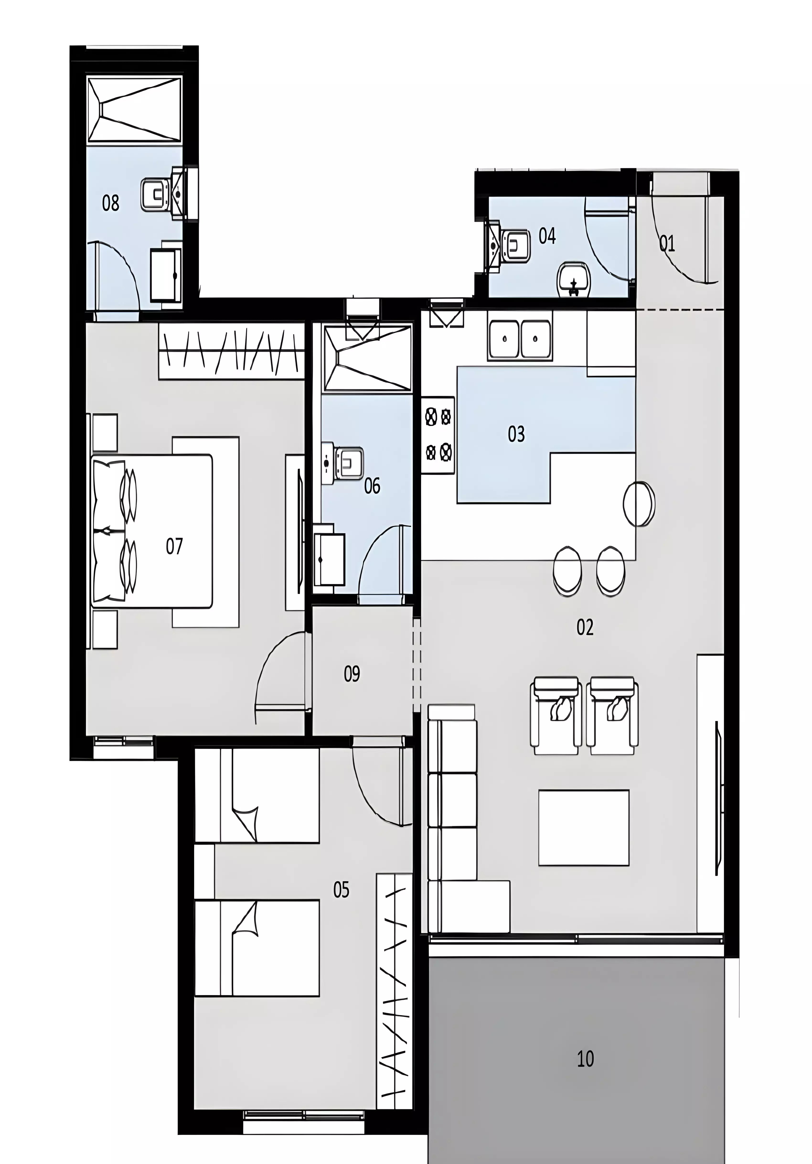 Unit floor plan image