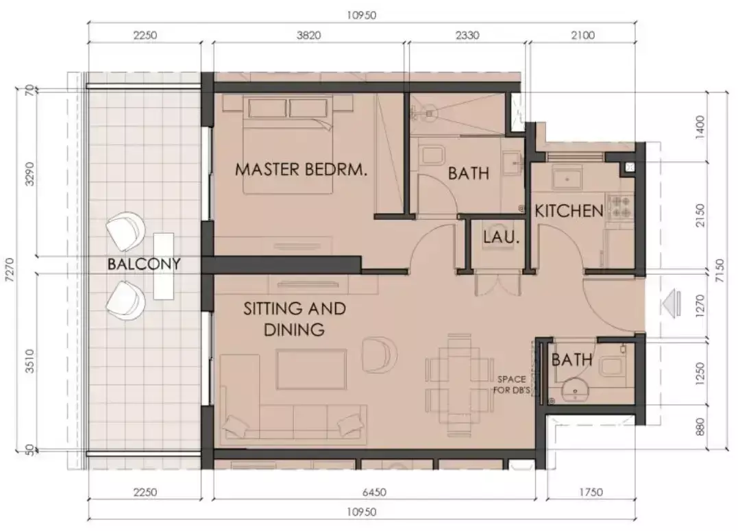 Unit floor plan image