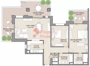 Asayel Type E2, 2 beds