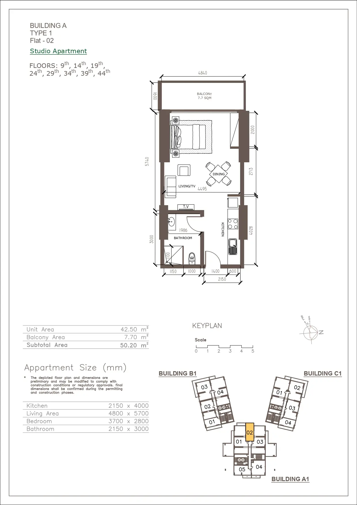 Unit floor plan image