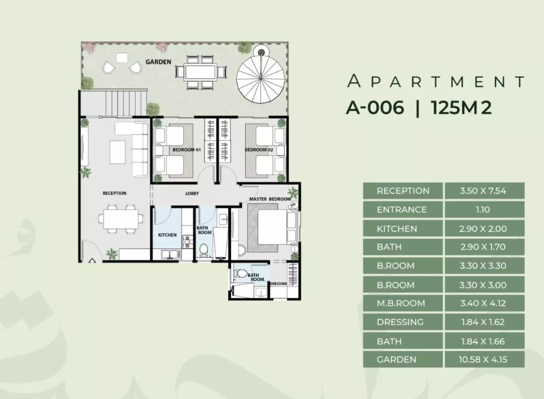 صورة مخطط ارضية الوحدة