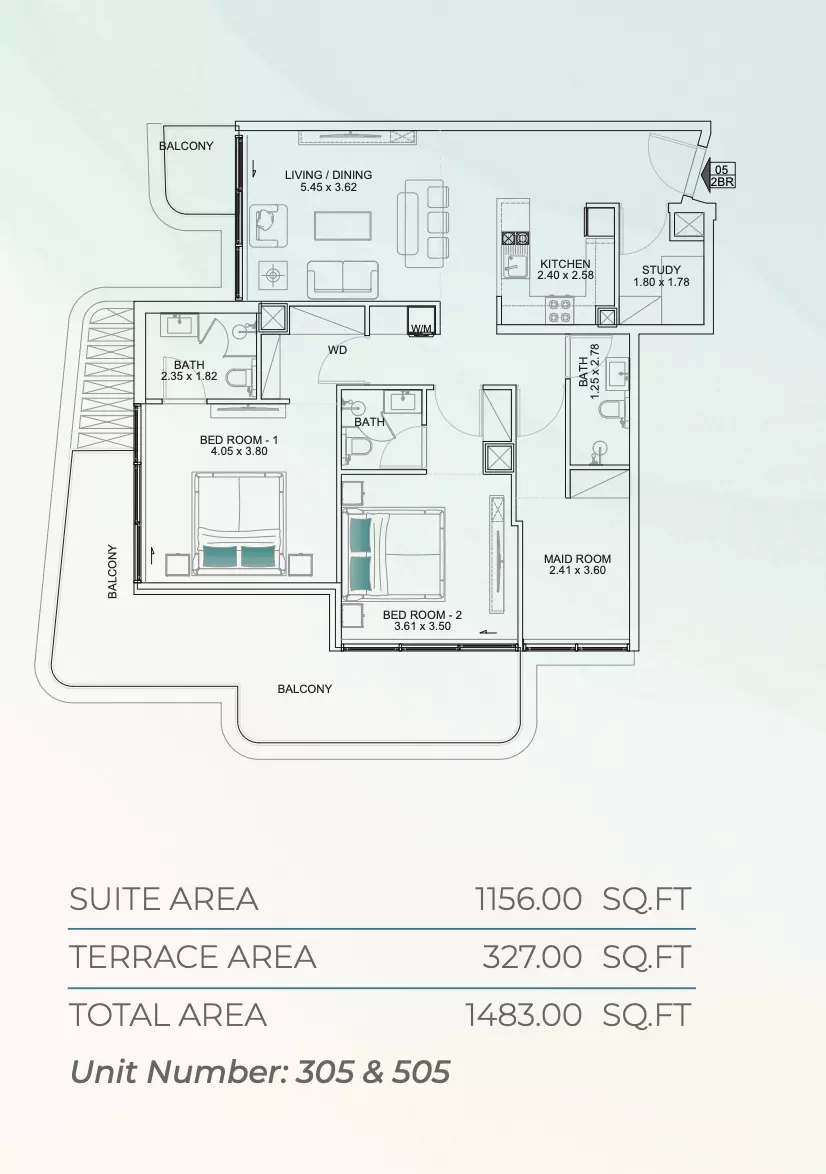 صورة مخطط ارضية الوحدة