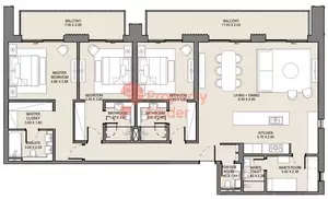 Jomana B5-Type B Level 2, 3 beds