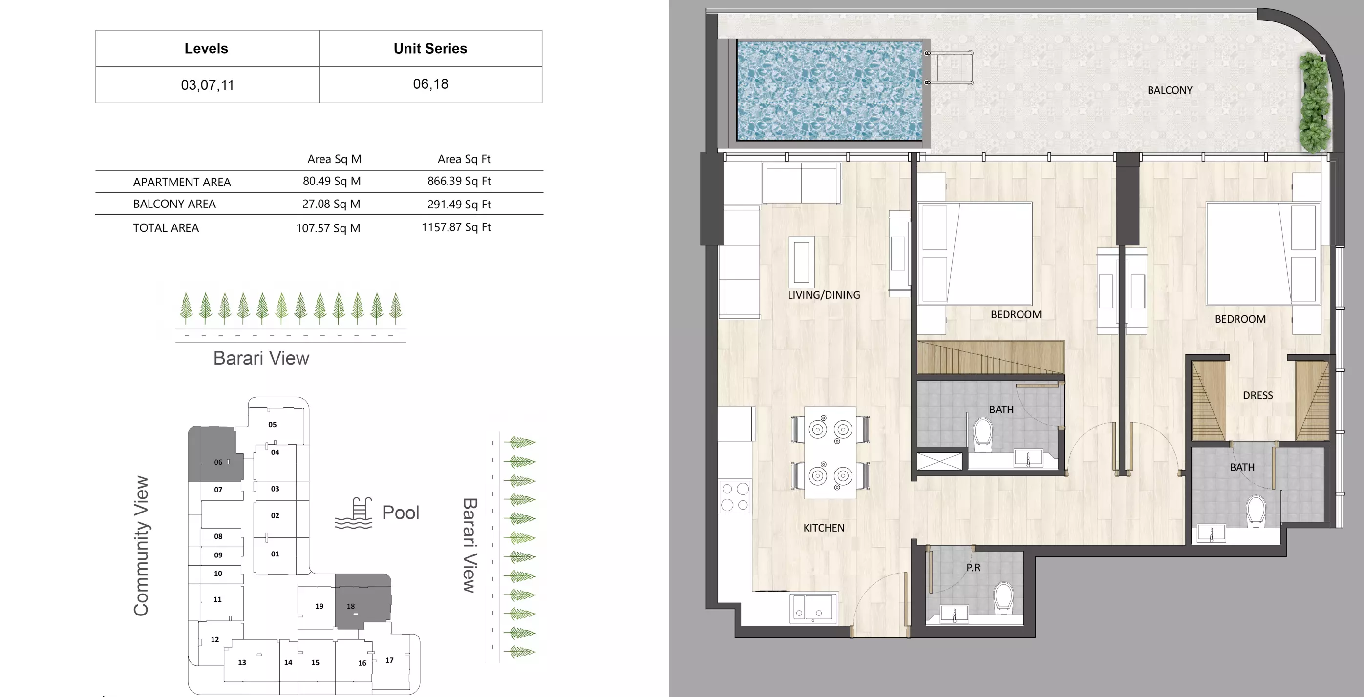 Unit floor plan image