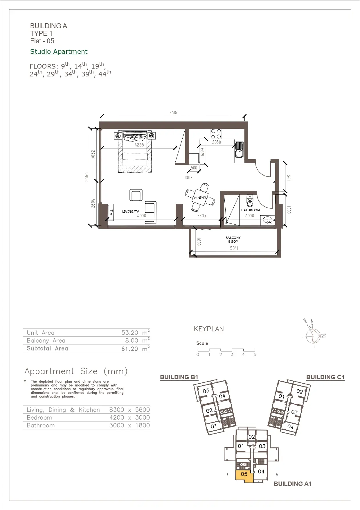 Unit floor plan image