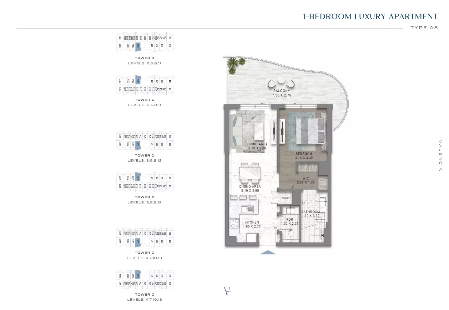 Unit floor plan image