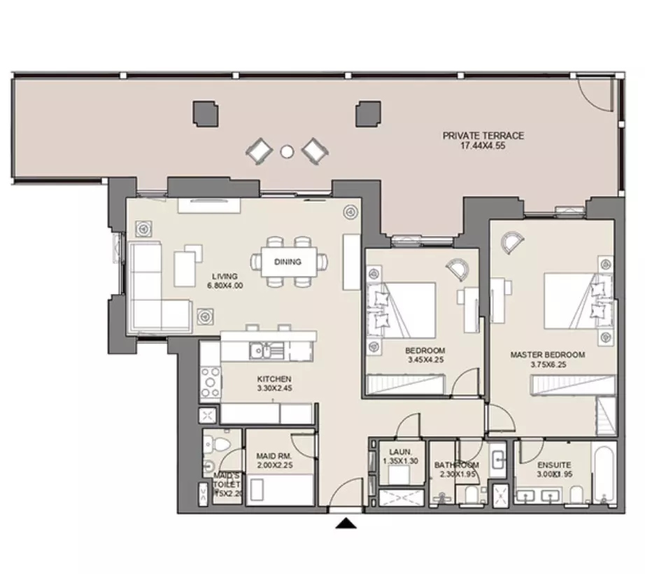 Jadeel at Madinat Jumeirah Living By Meraas Holding B11-Type B, Level Ground, Unit No-G03, 2 beds