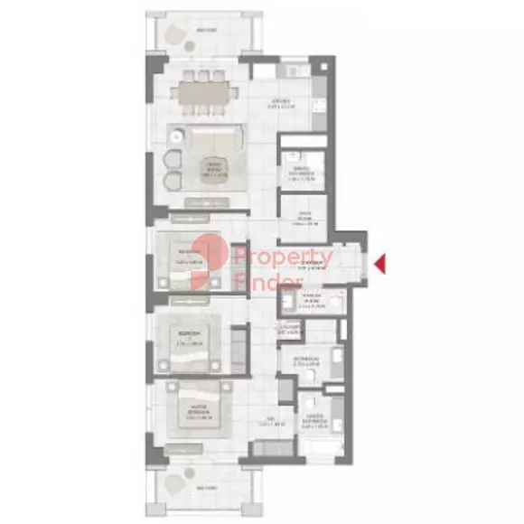 Creek Beach Surf Building 2, Level 2,3,4,5,6, 3 beds