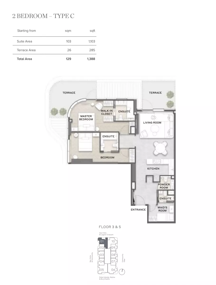 Unit floor plan image