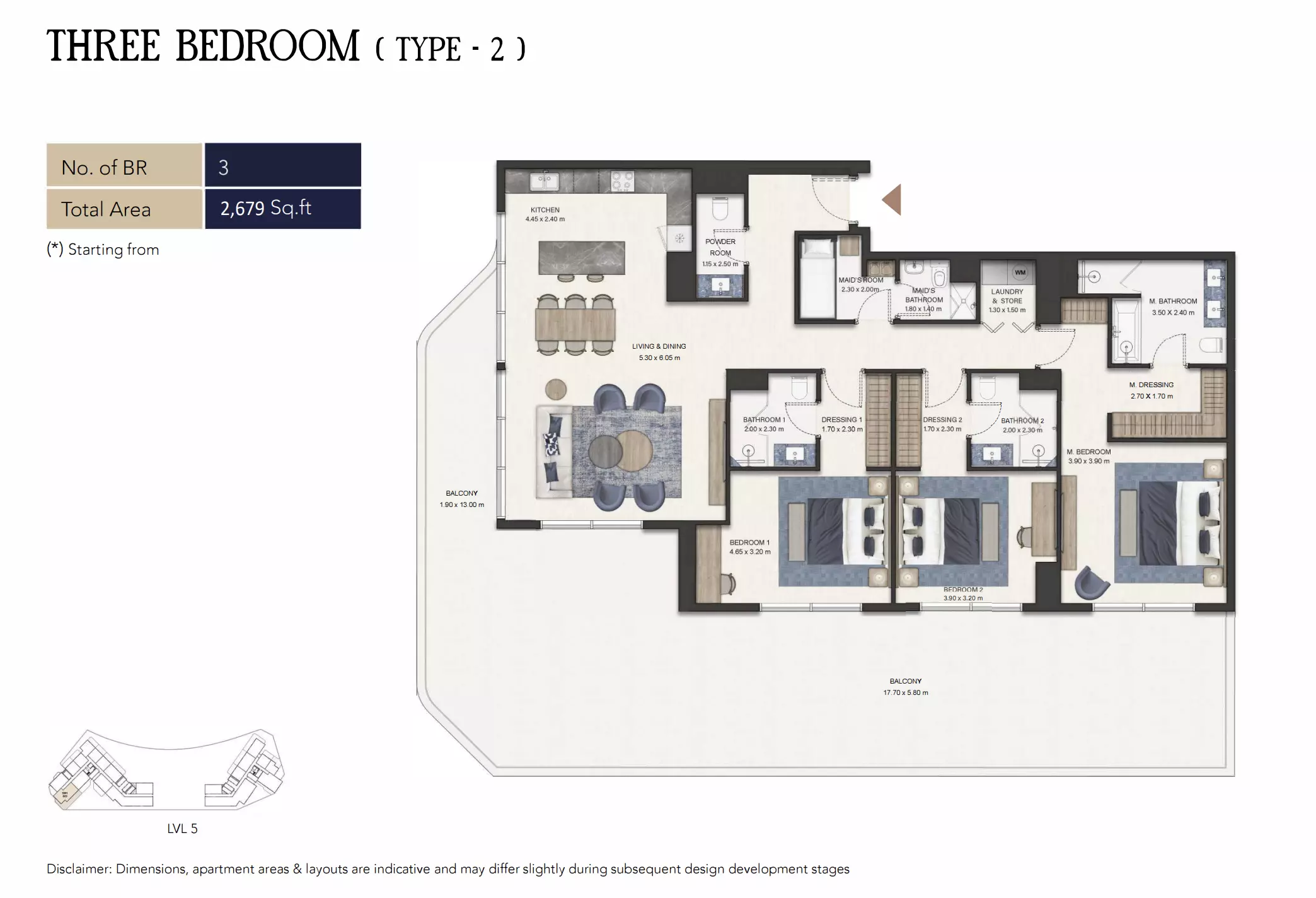 Unit floor plan image