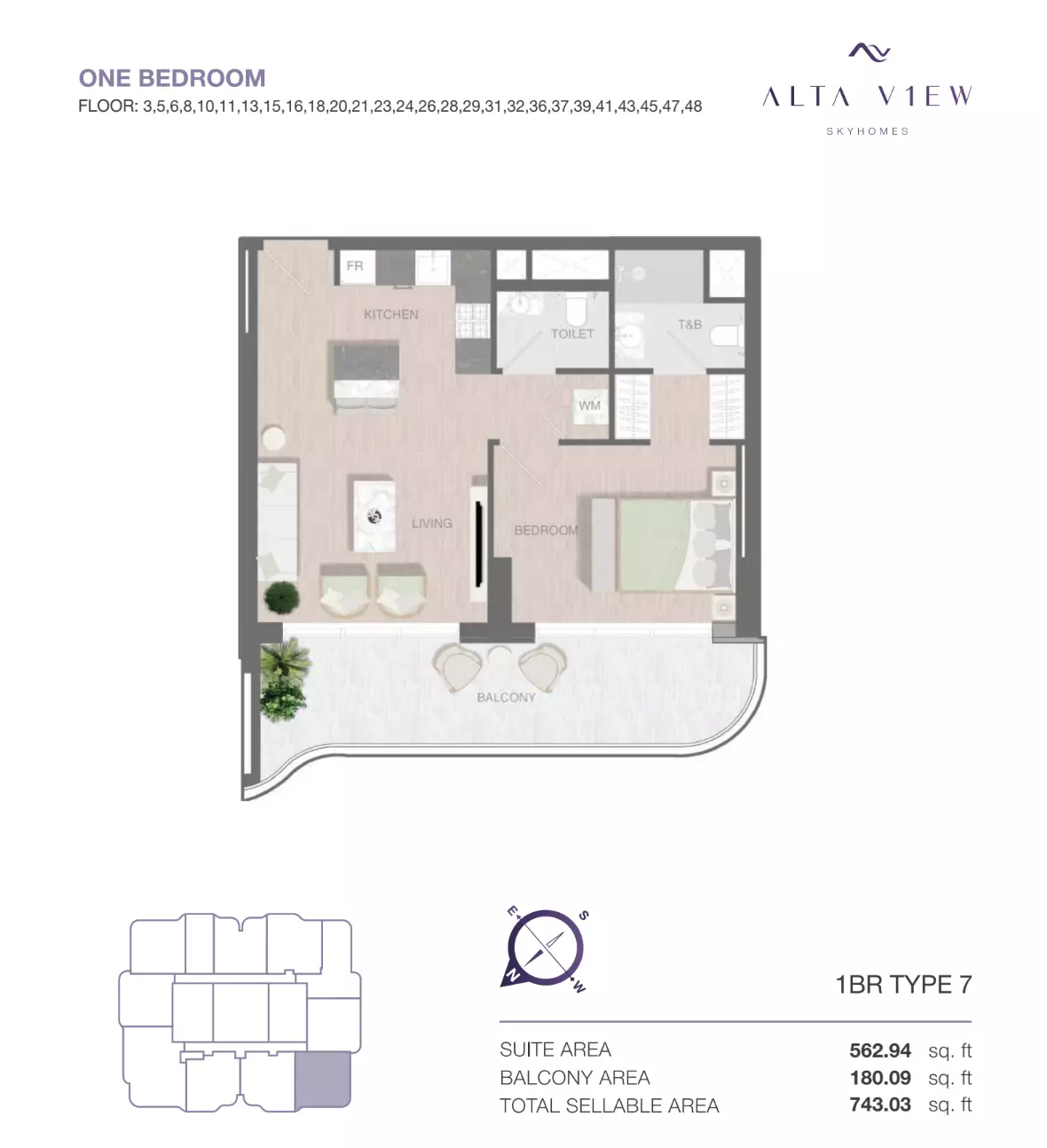 Unit floor plan image