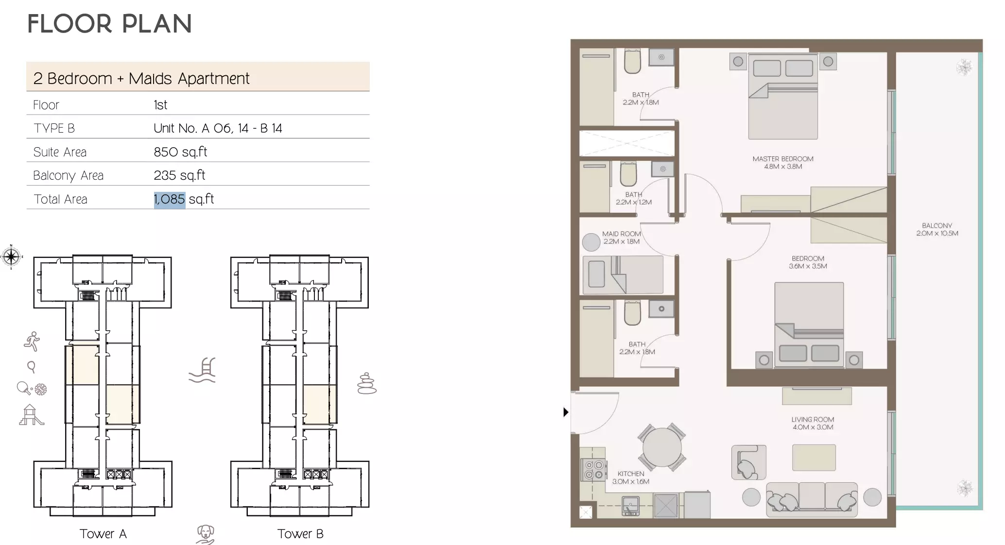 Unit floor plan image