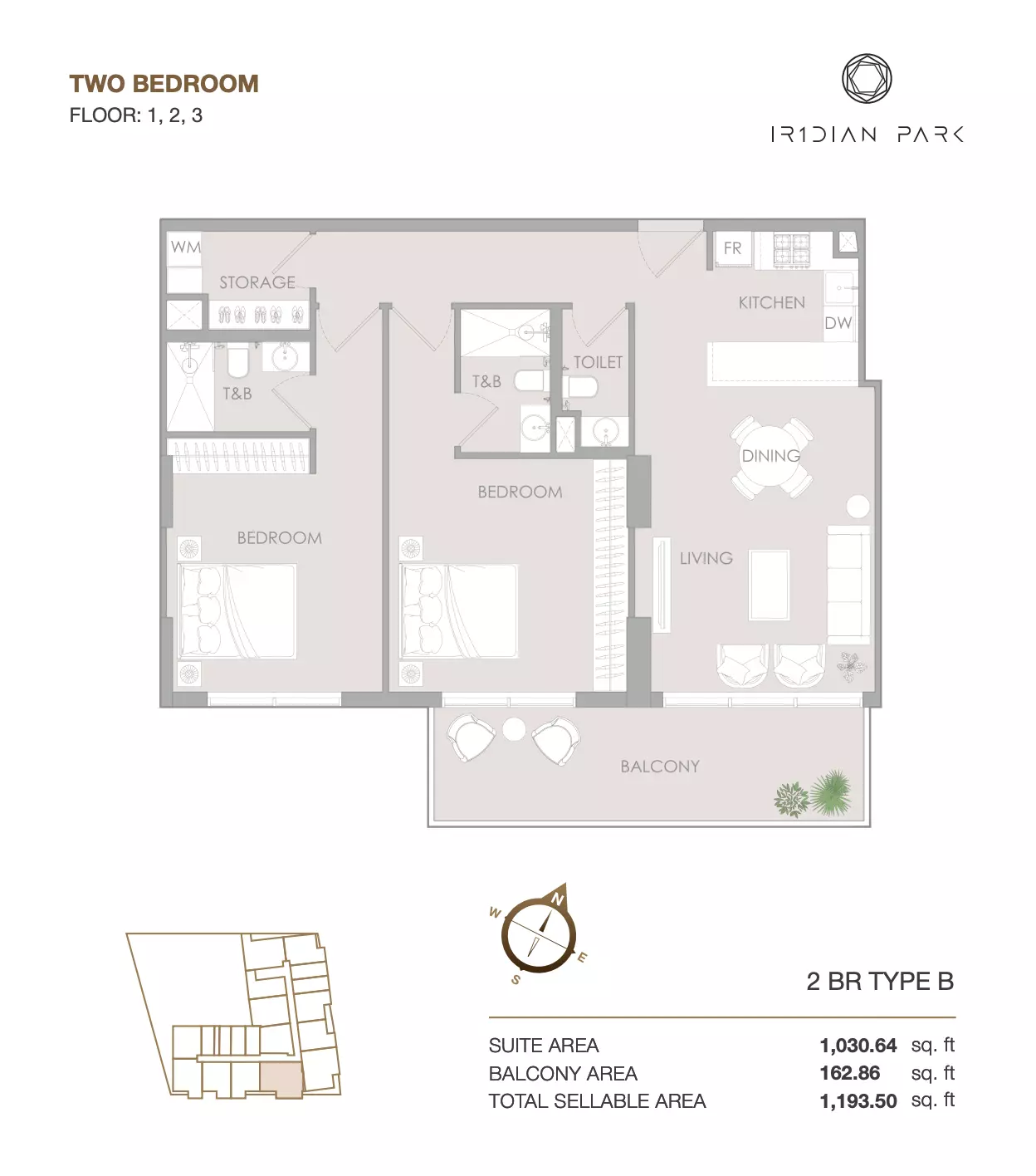 Unit floor plan image