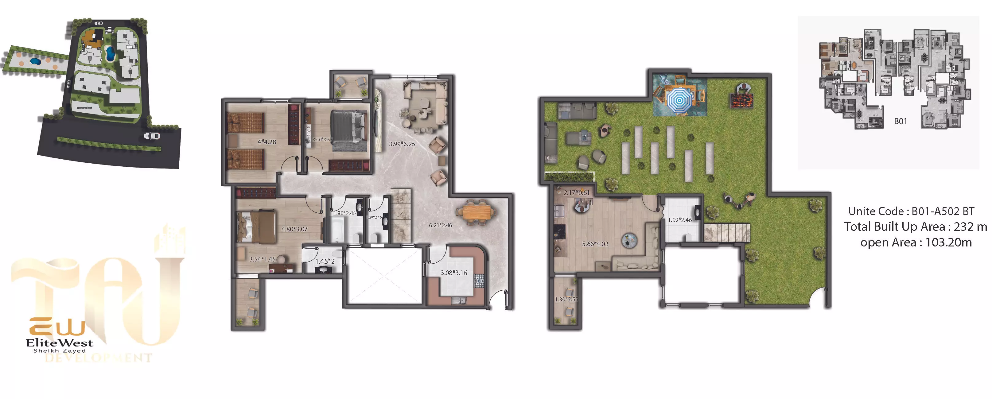 Unit floor plan image
