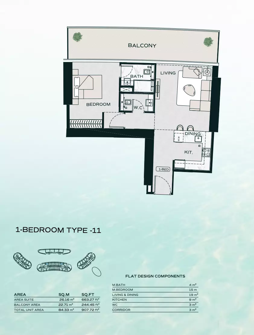 Unit floor plan image