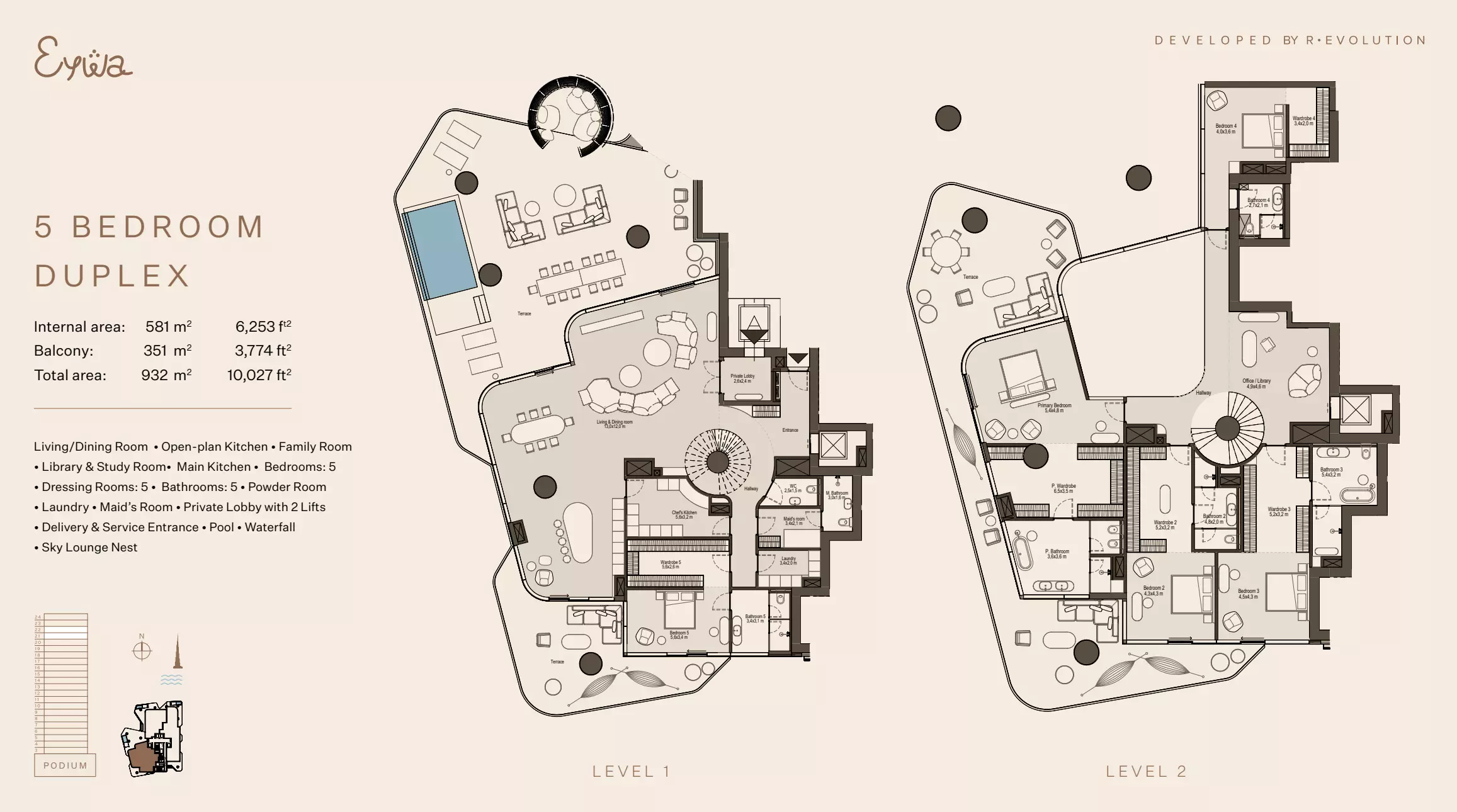 صورة مخطط ارضية الوحدة