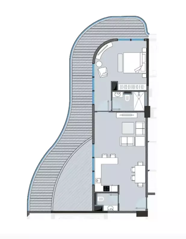 صورة مخطط ارضية الوحدة
