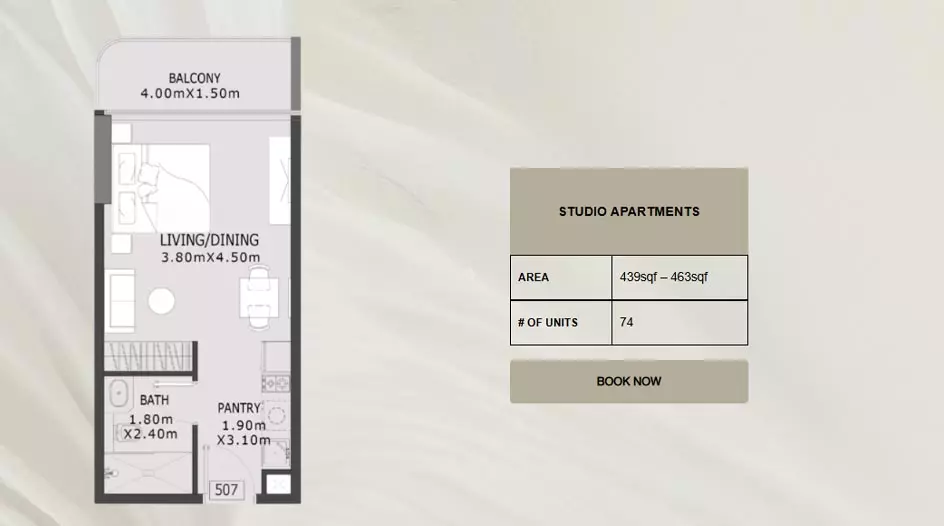 Unit floor plan image
