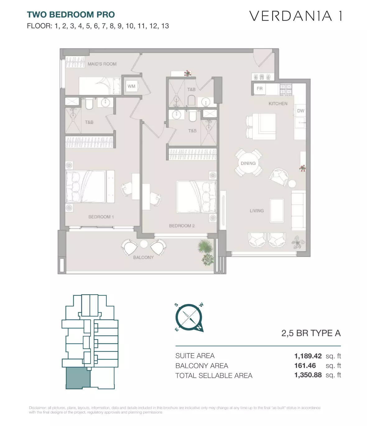 Unit floor plan image