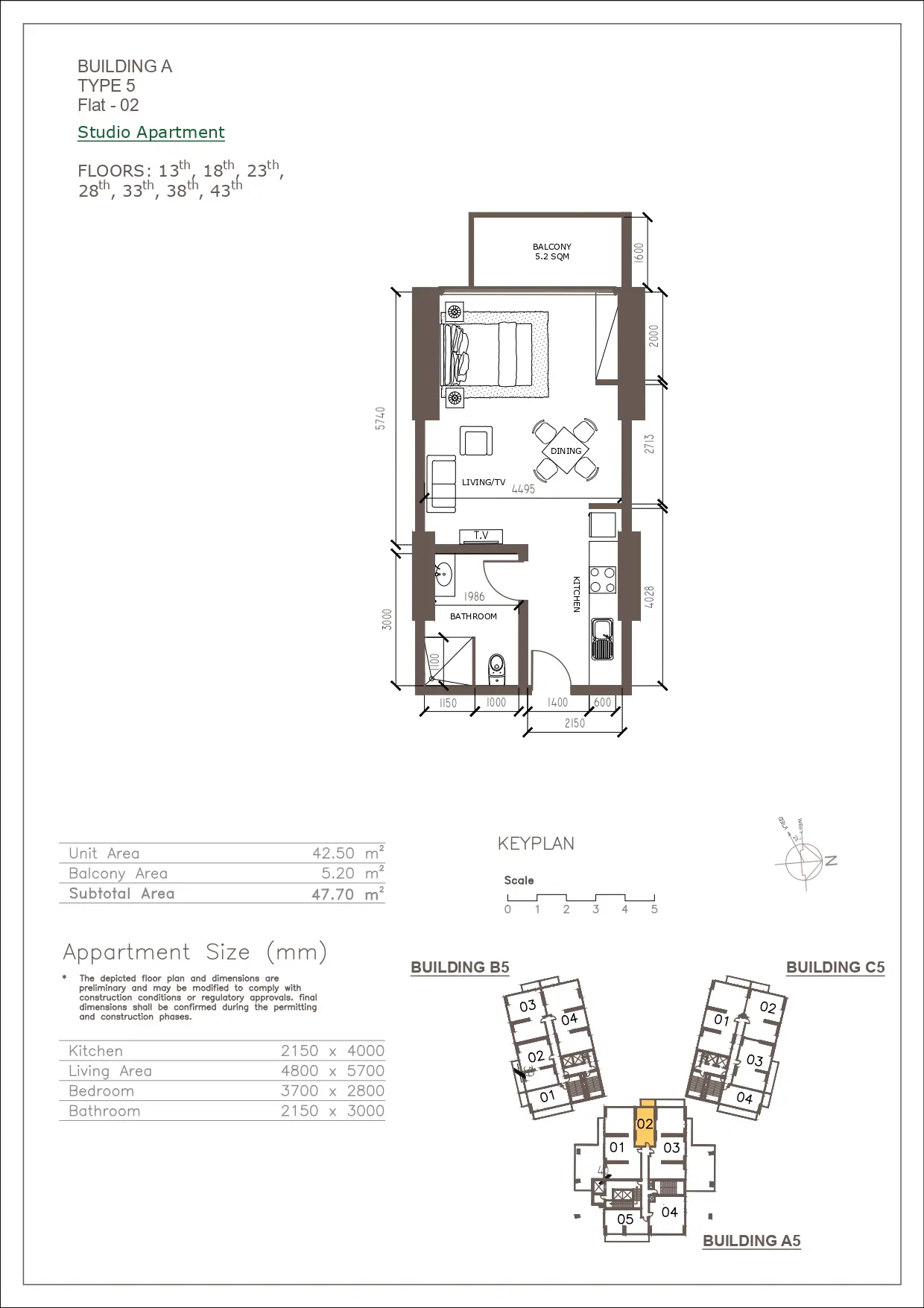 Unit floor plan image