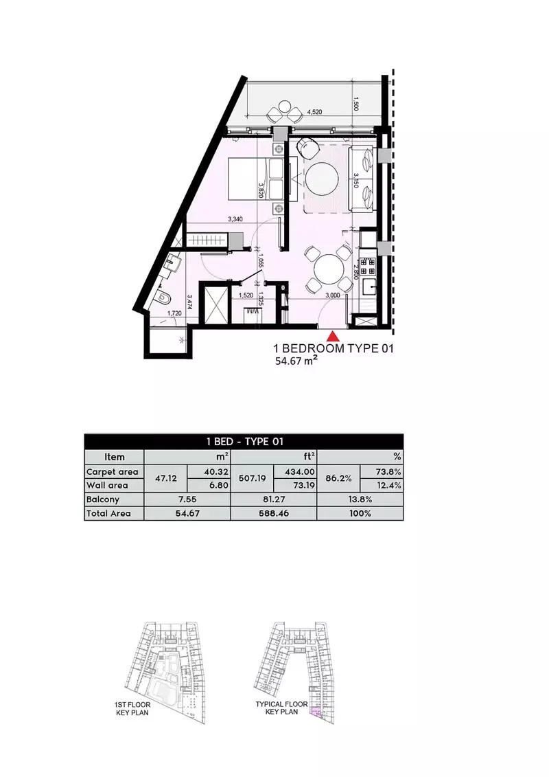 Unit floor plan image