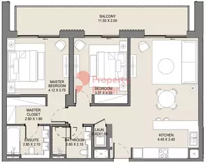 Jomana B6-Type B Level 2, 2 beds