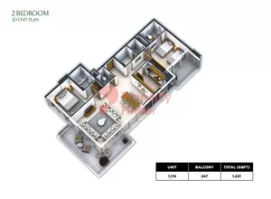 Unit floor plan image