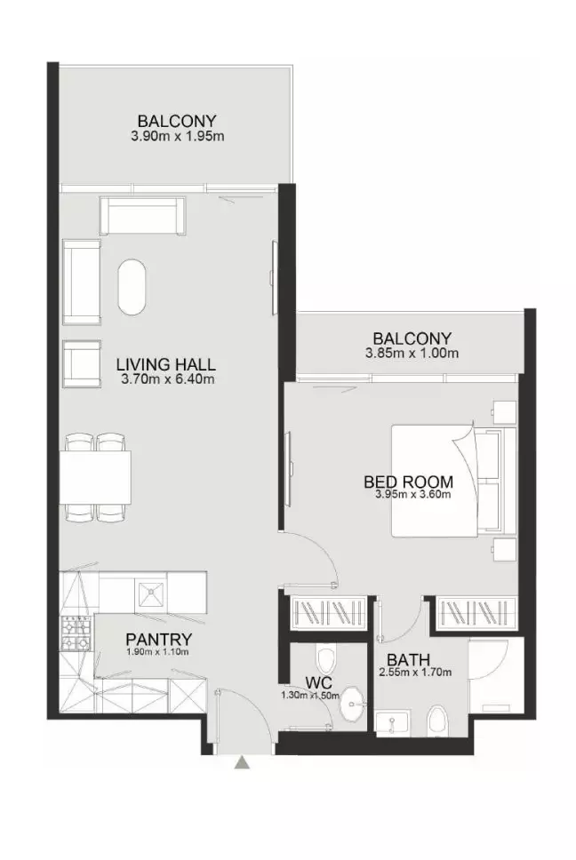 Unit floor plan image