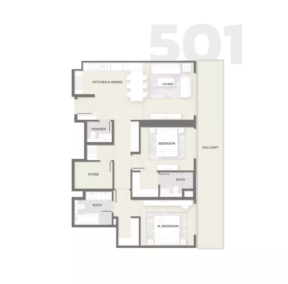 Unit floor plan image