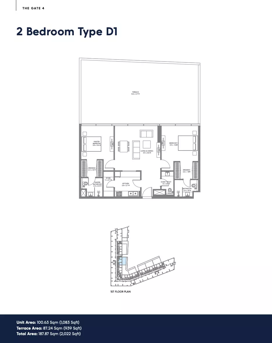 Unit floor plan image