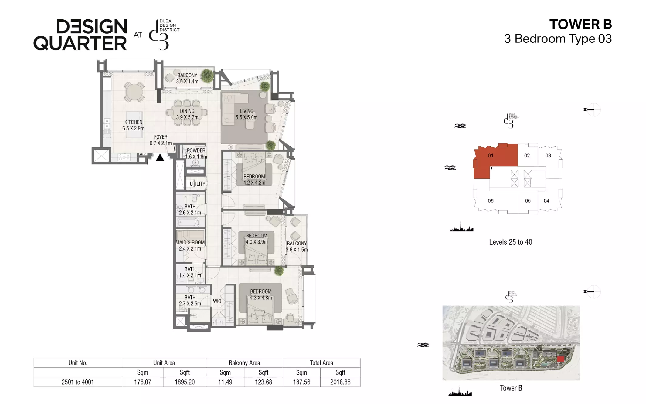 Design Quarter Type 03, 3 beds