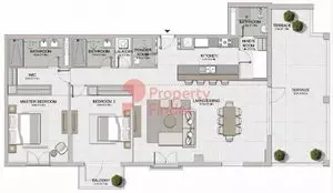 Le Ciel Type 6, 2 beds