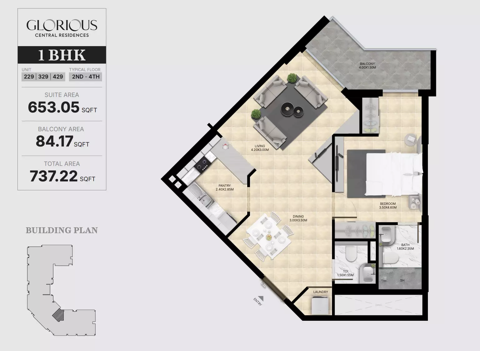 Unit floor plan image