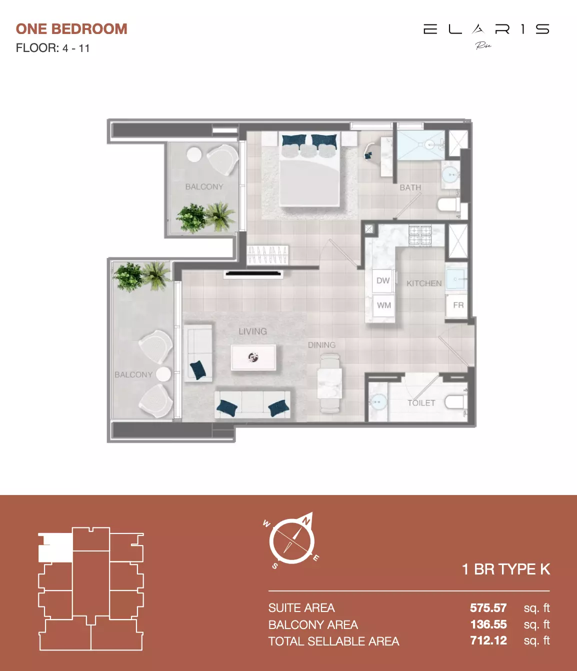 Unit floor plan image