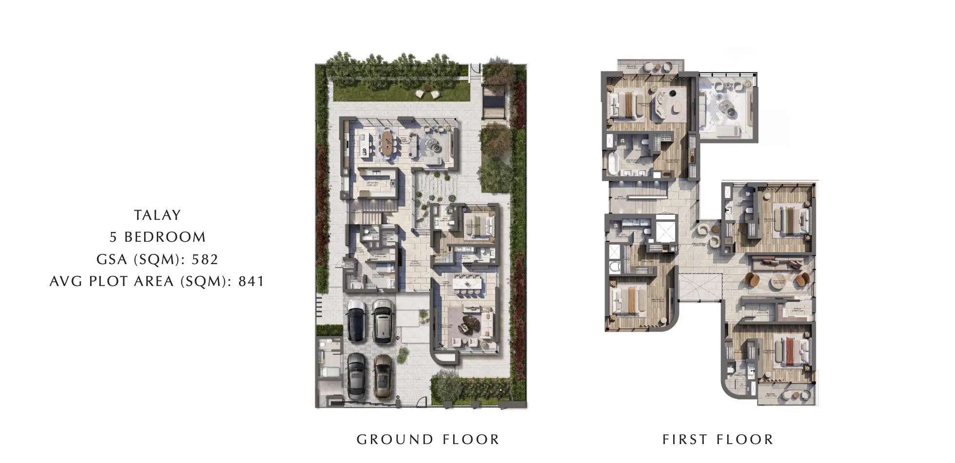 Talay — 5BR floor plan