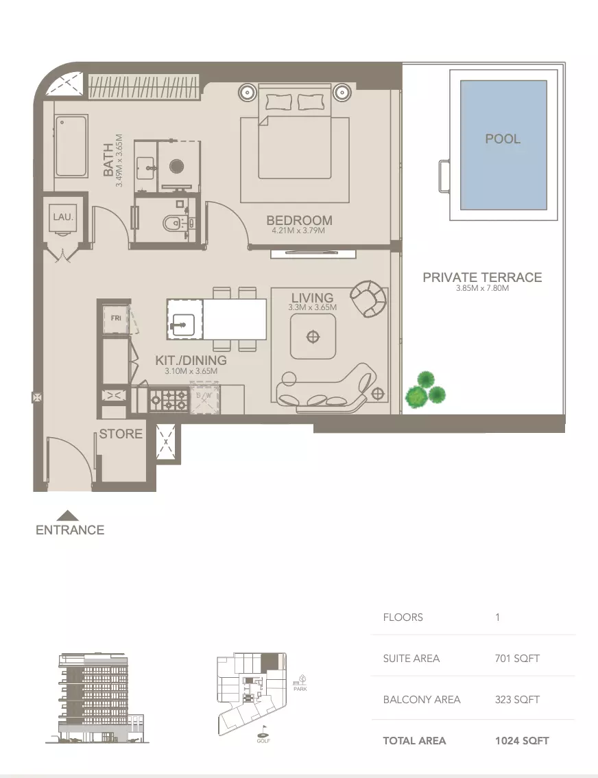 Unit floor plan image