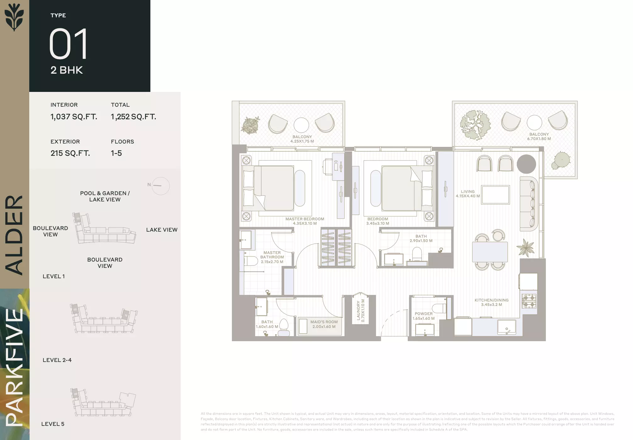 Unit floor plan image