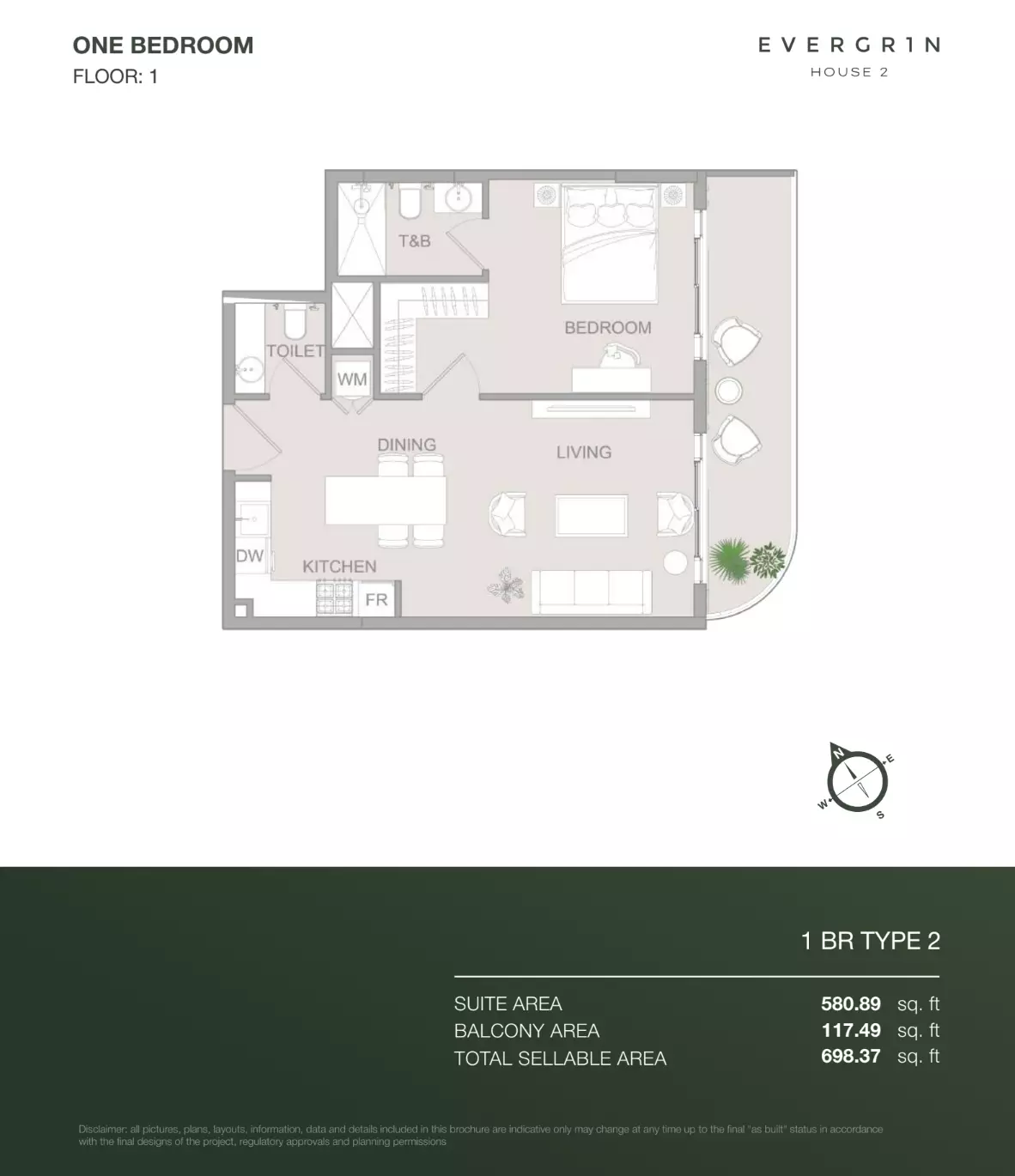 Unit floor plan image