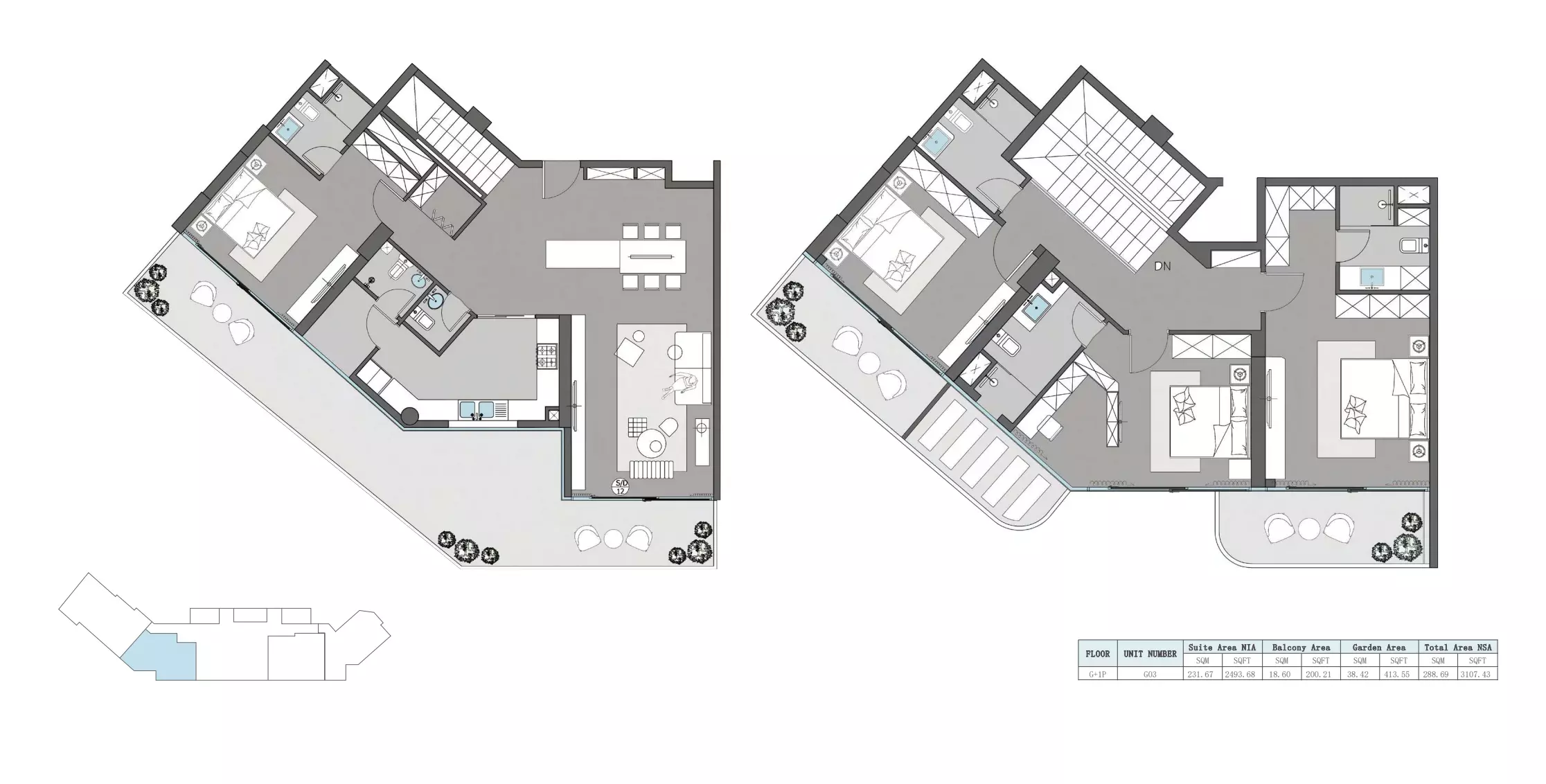 Unit floor plan image