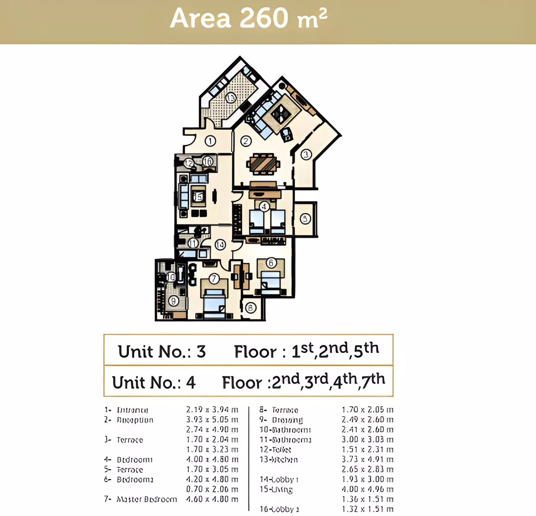 Unit floor plan image