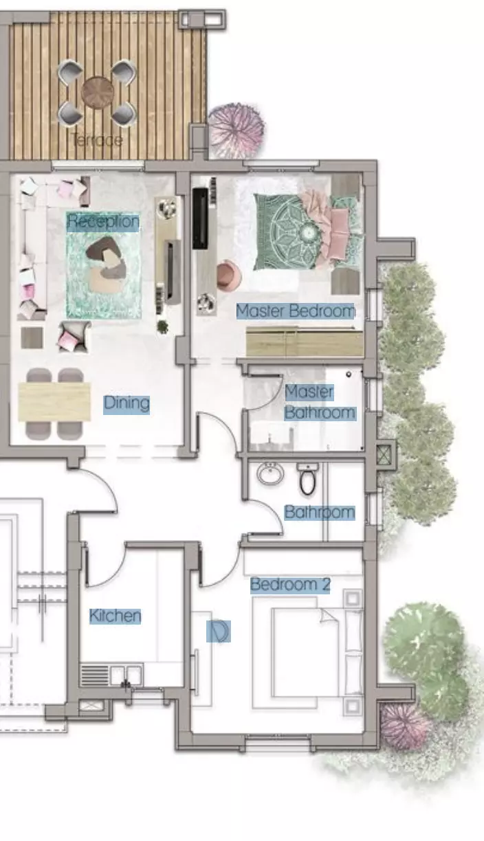 Unit floor plan image