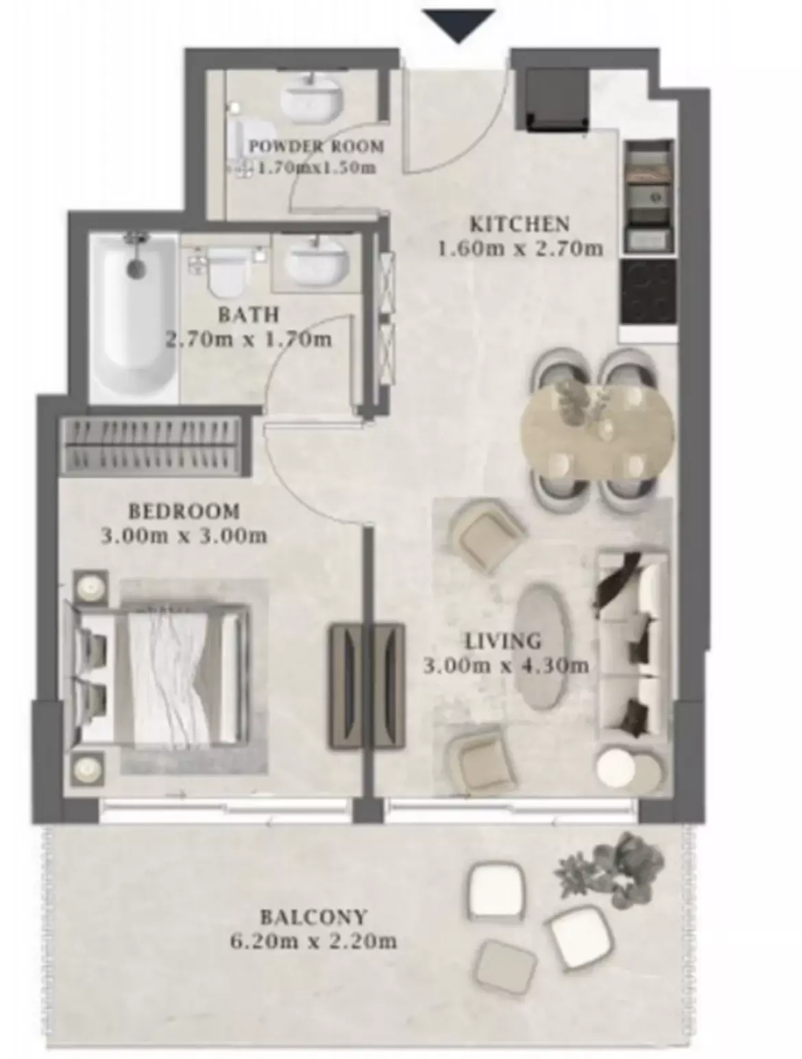 صورة مخطط ارضية الوحدة