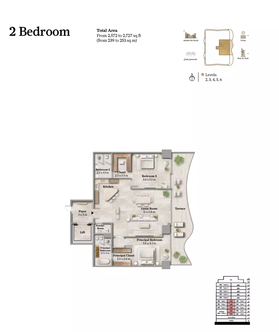 Unit floor plan image