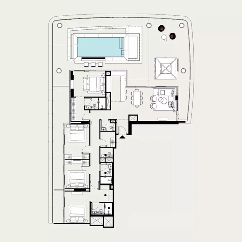 Unit floor plan image