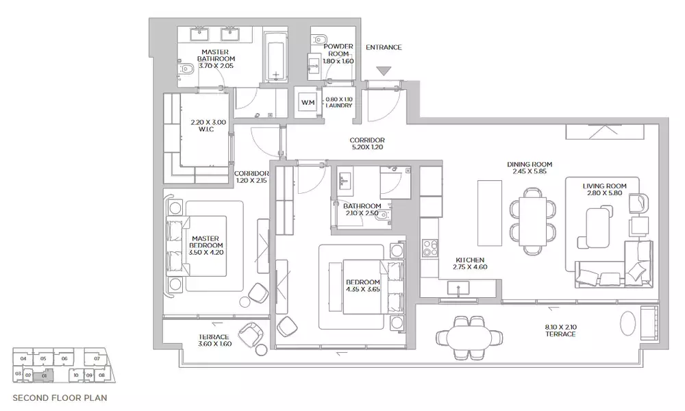 Unit floor plan image