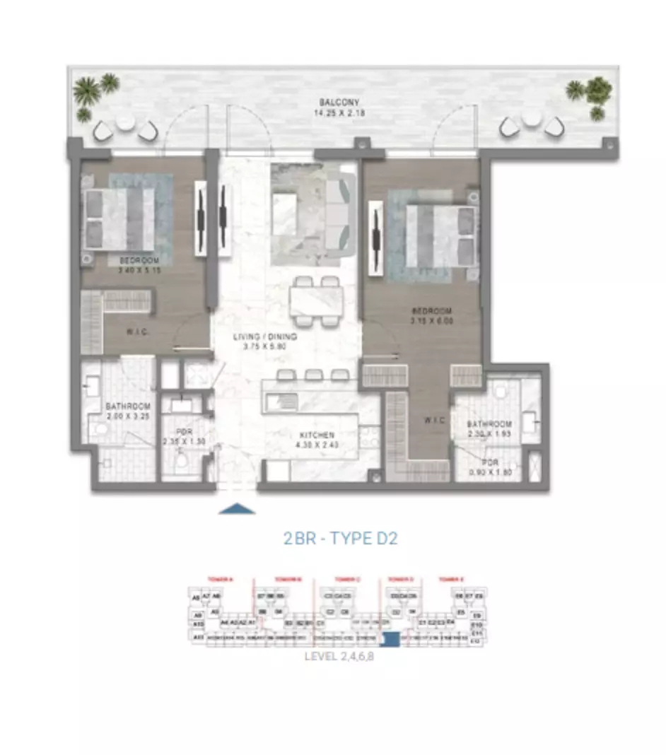 Unit floor plan image
