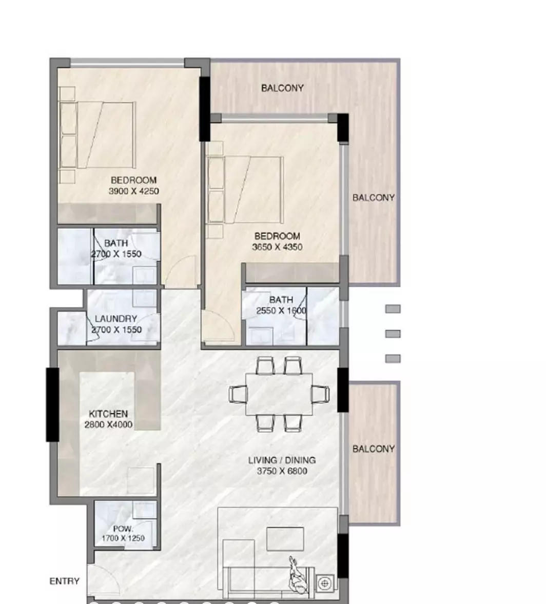 Unit floor plan image