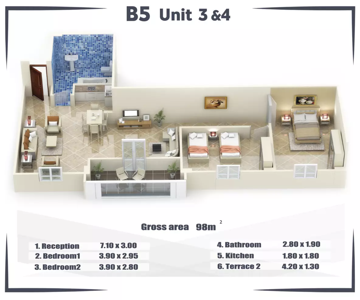 Unit floor plan image