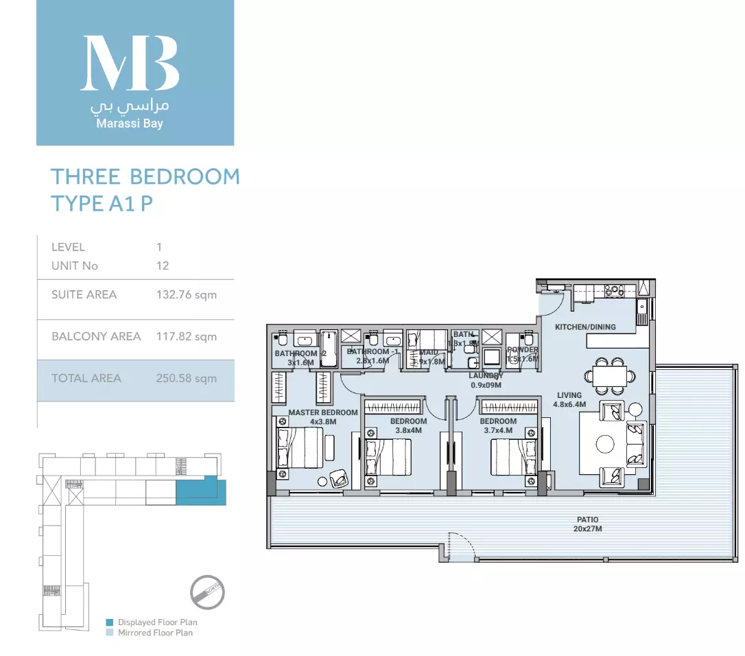 Unit floor plan image