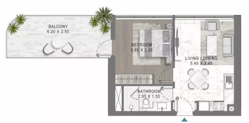 Unit floor plan image